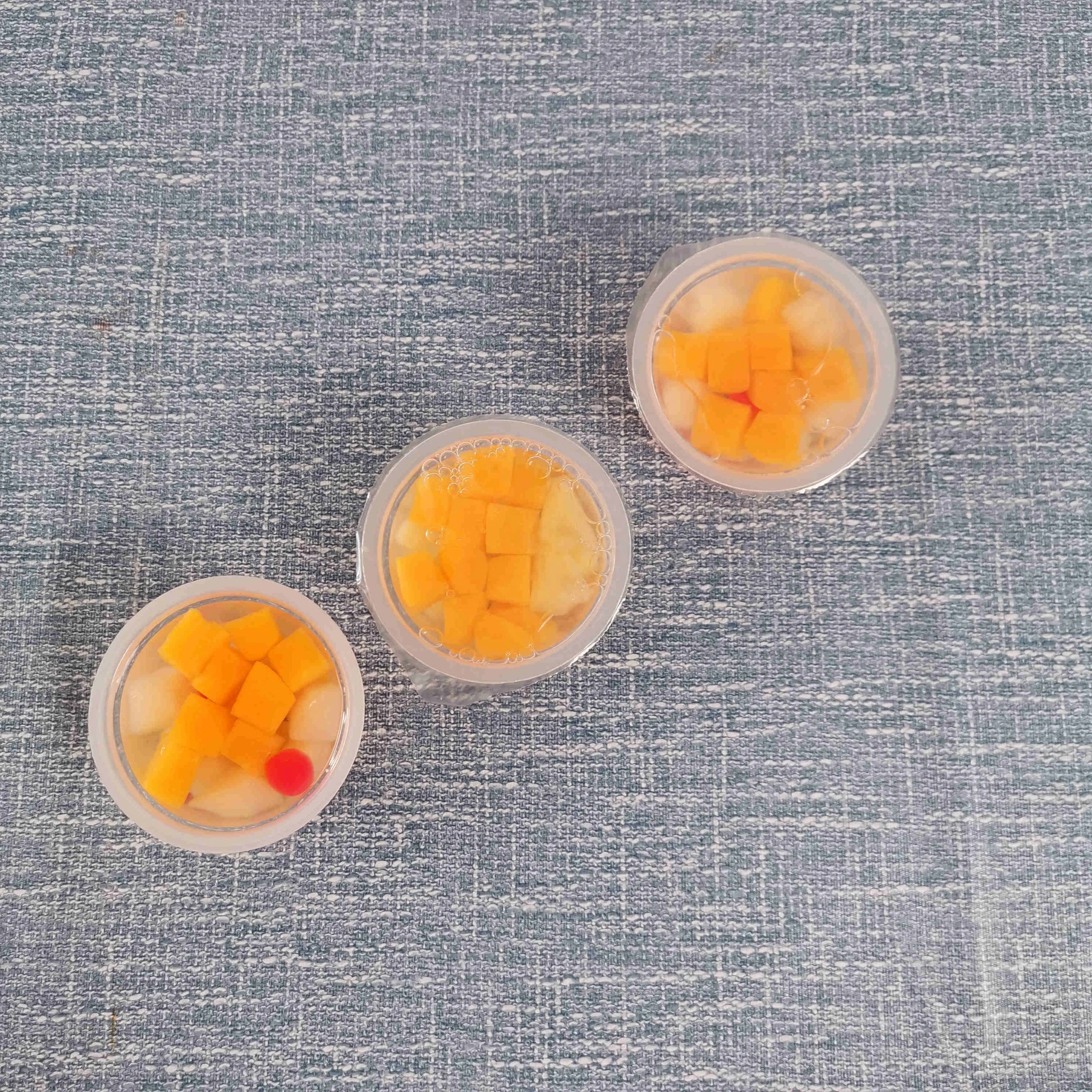 
113g School Fruit Cocktail in Light Syrup in Plastic Cup 