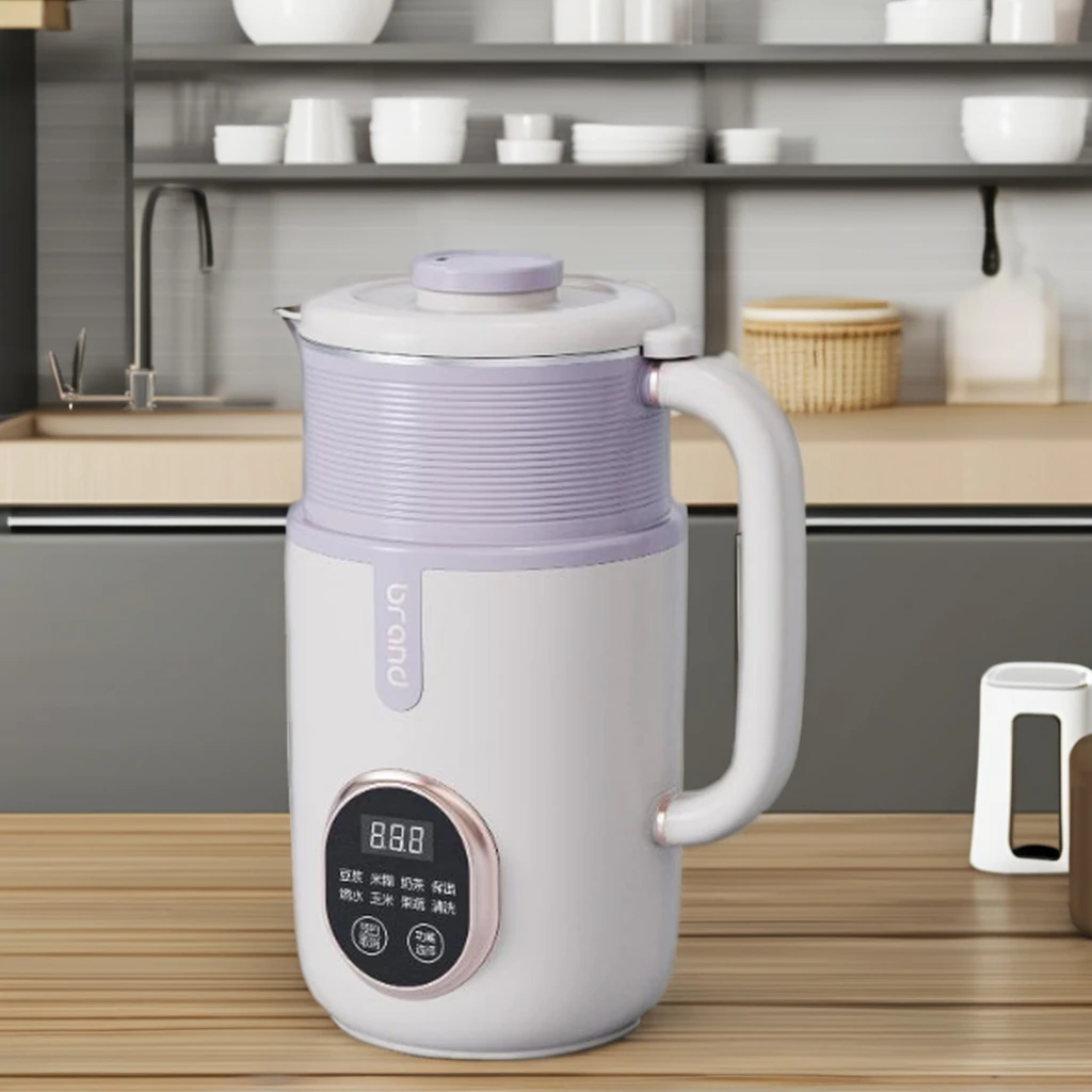 Automatic Smart soybean Milk Maker Machine German-Operated Household Soybean Milk Producer with Auto-Clean Feature