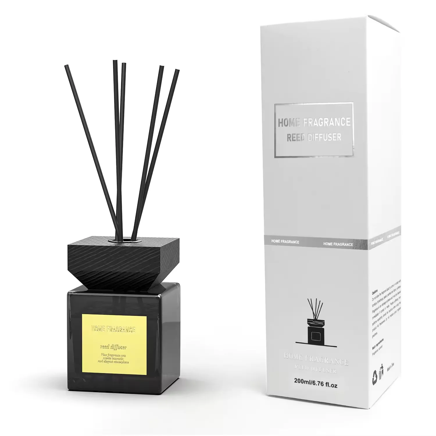 Custom Unique Artistic Reed Diffuser - Exquisite Design & Captivating Fragrance for a Stylish Home, 200ml/6.76 fl.oz.