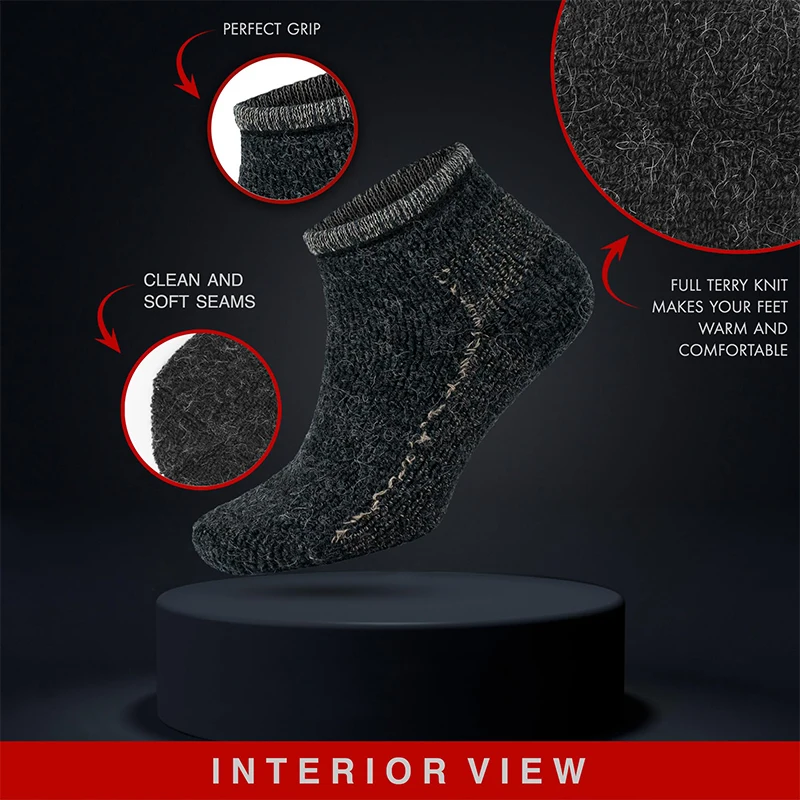 No Show Hiking Summer Alpaca Merino Wool Socks For Womens