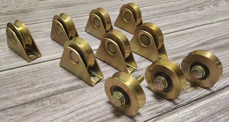 Sliding Gate Wheel With Double Plates Sliding Door Gate Roller With U/V/Y Groove