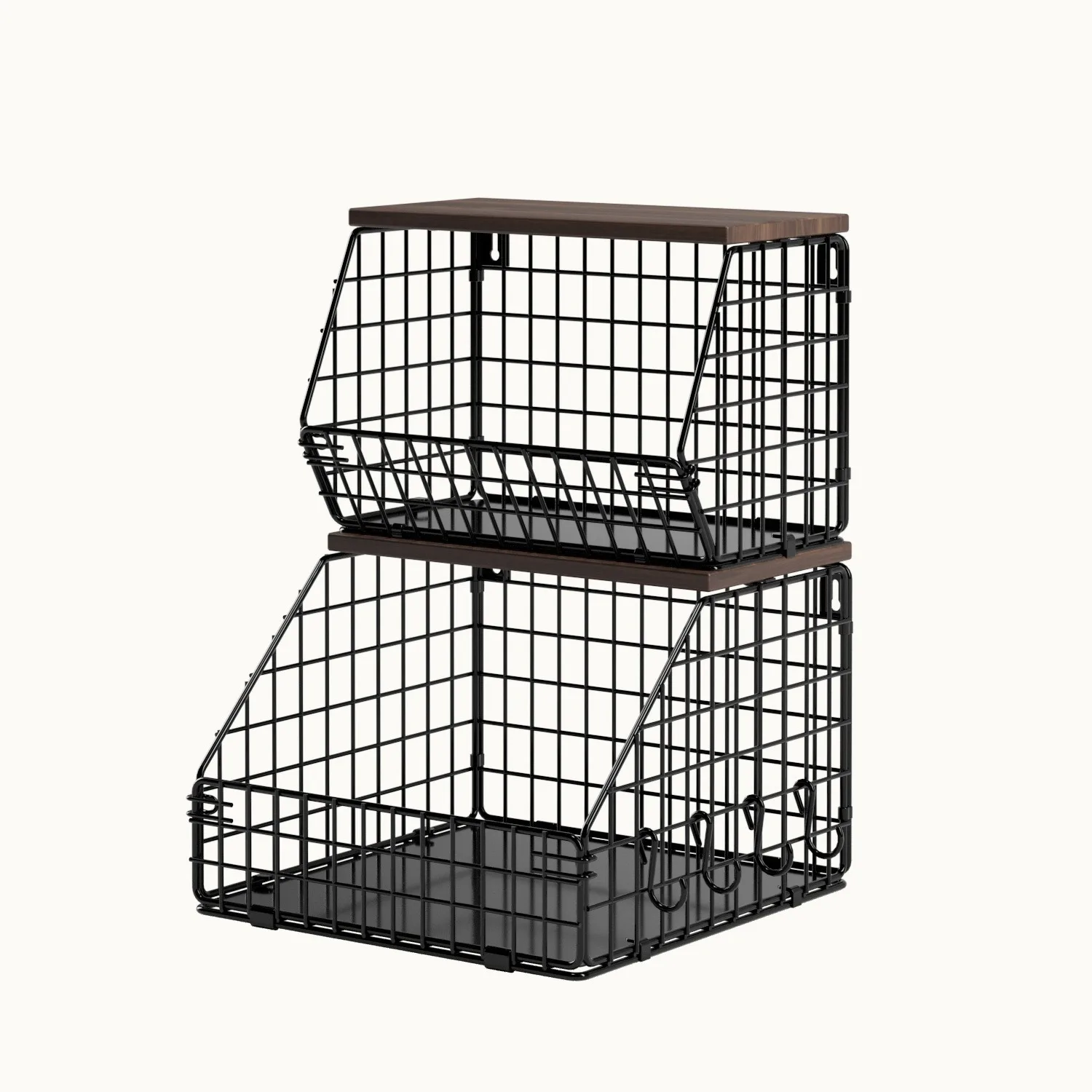 New multifunctional storage basket 2024 fruit storage basket metal storage basket