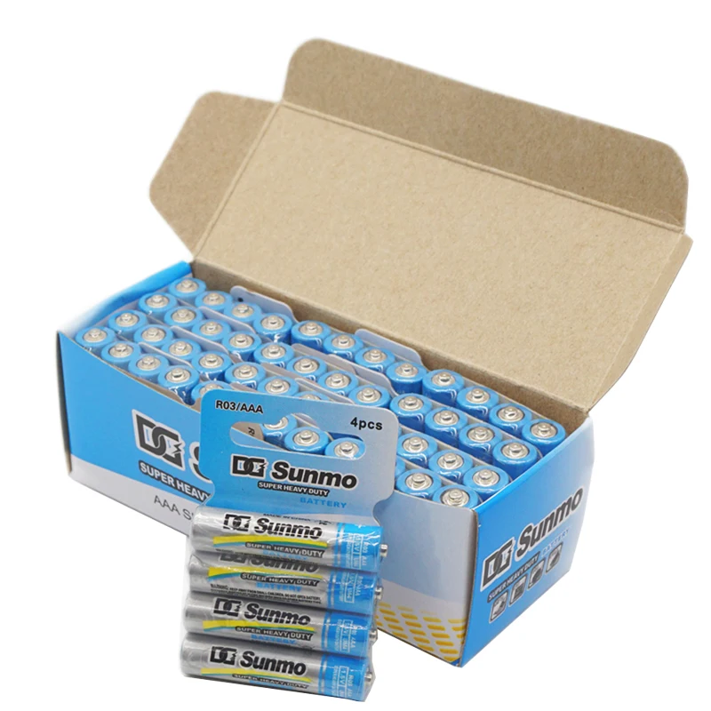 Custom brand carbon Zinc aa battery r6p 1.5v dry cell battery r6 aa non-rechargeable cheap price aa extra heavy duty battery r6p