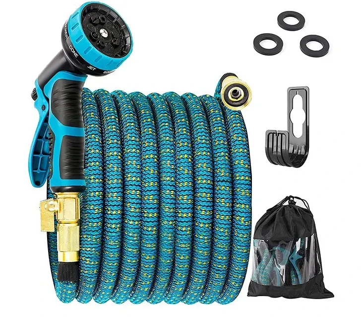 100FT Adjustable Expandable Garden Hose High Pressure Spray Water Gun Washing Nozzle Garden Supplies Car Garden Products