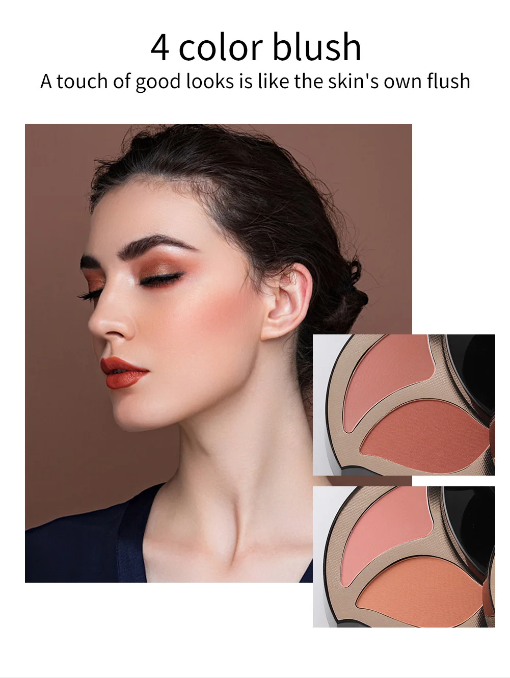MISS ROSE черный большой цветок сливы поднос для макияжа многофункциональный набор с перекрестными краями полный частная марка