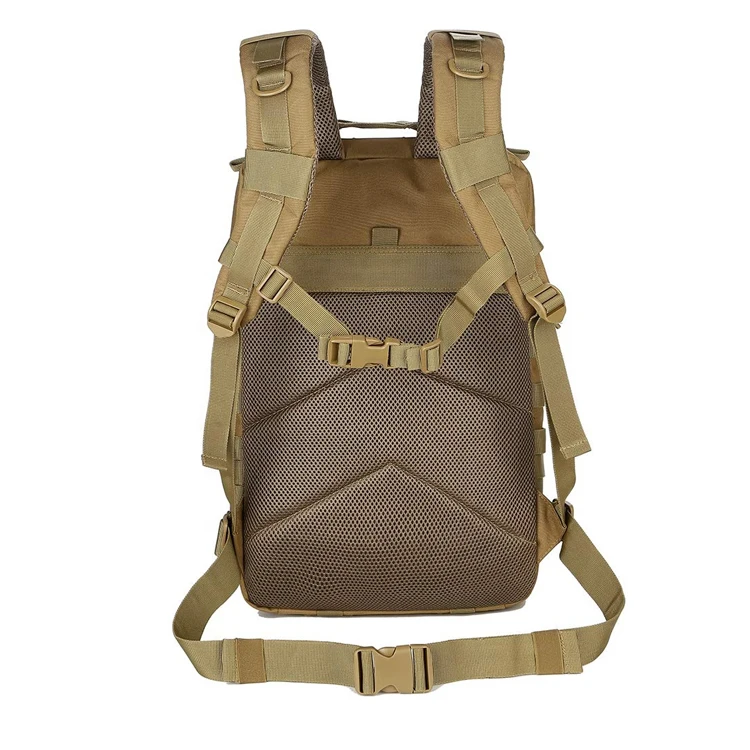 Outdoor 3P attack tactical backpack multi-functional 45L large capacity camouflage field sports hiking backpack