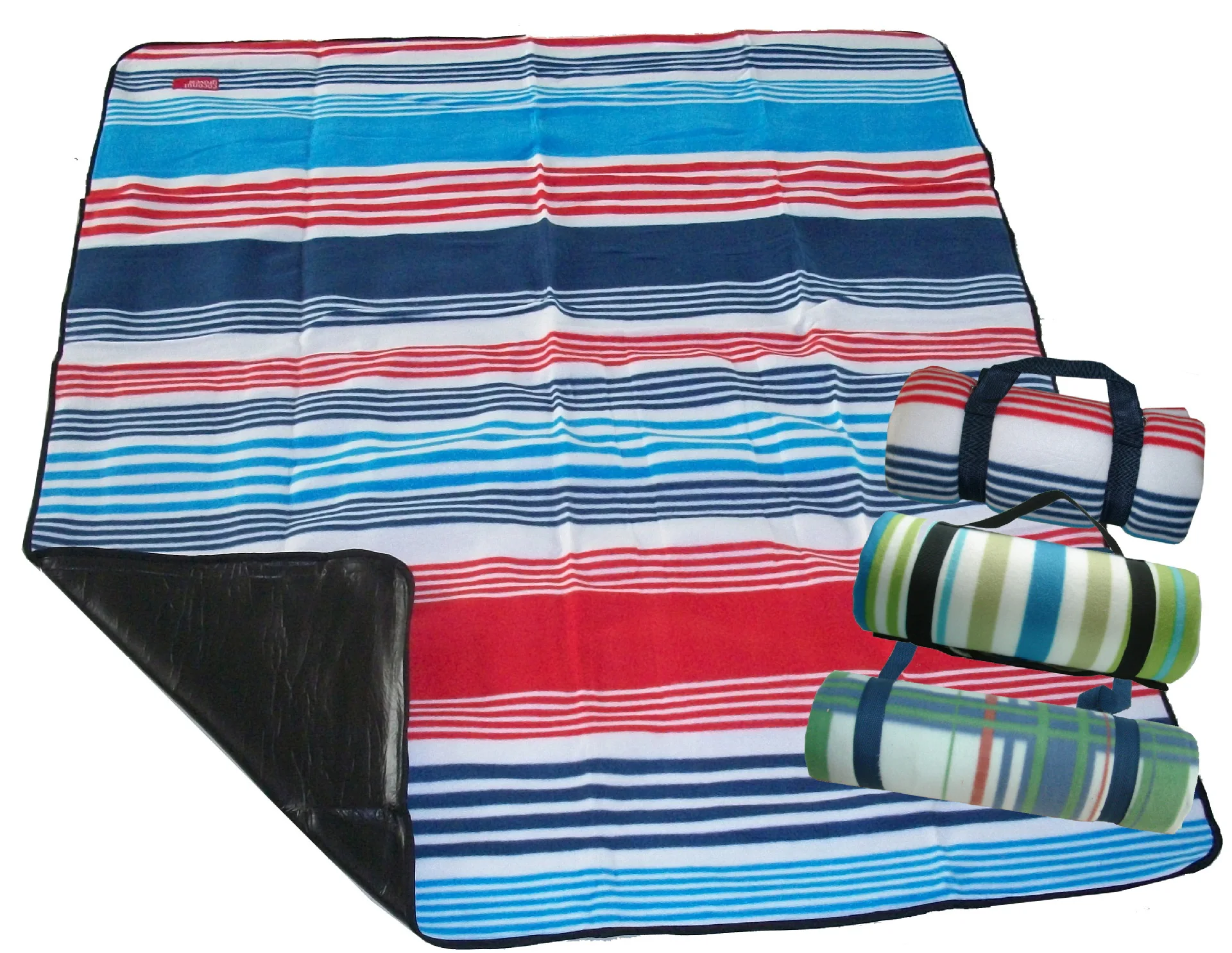 Wholesale Custom Printed Outdoor Waterproof Beach Blanket/ for Travel, Hiking, Blanket Camping Mat /Pocket Nylon Picnic