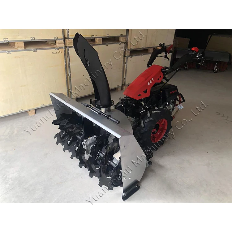 15 HP snow blower, full gear rotation, durable, roller brush for snow clearing in community schools