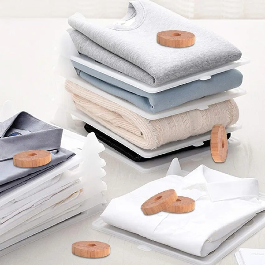 6 PCS 4 cm new arrival 100% natural  aromatic cedar wood ring  anti moth repellent wood  cedar block for clothes storage