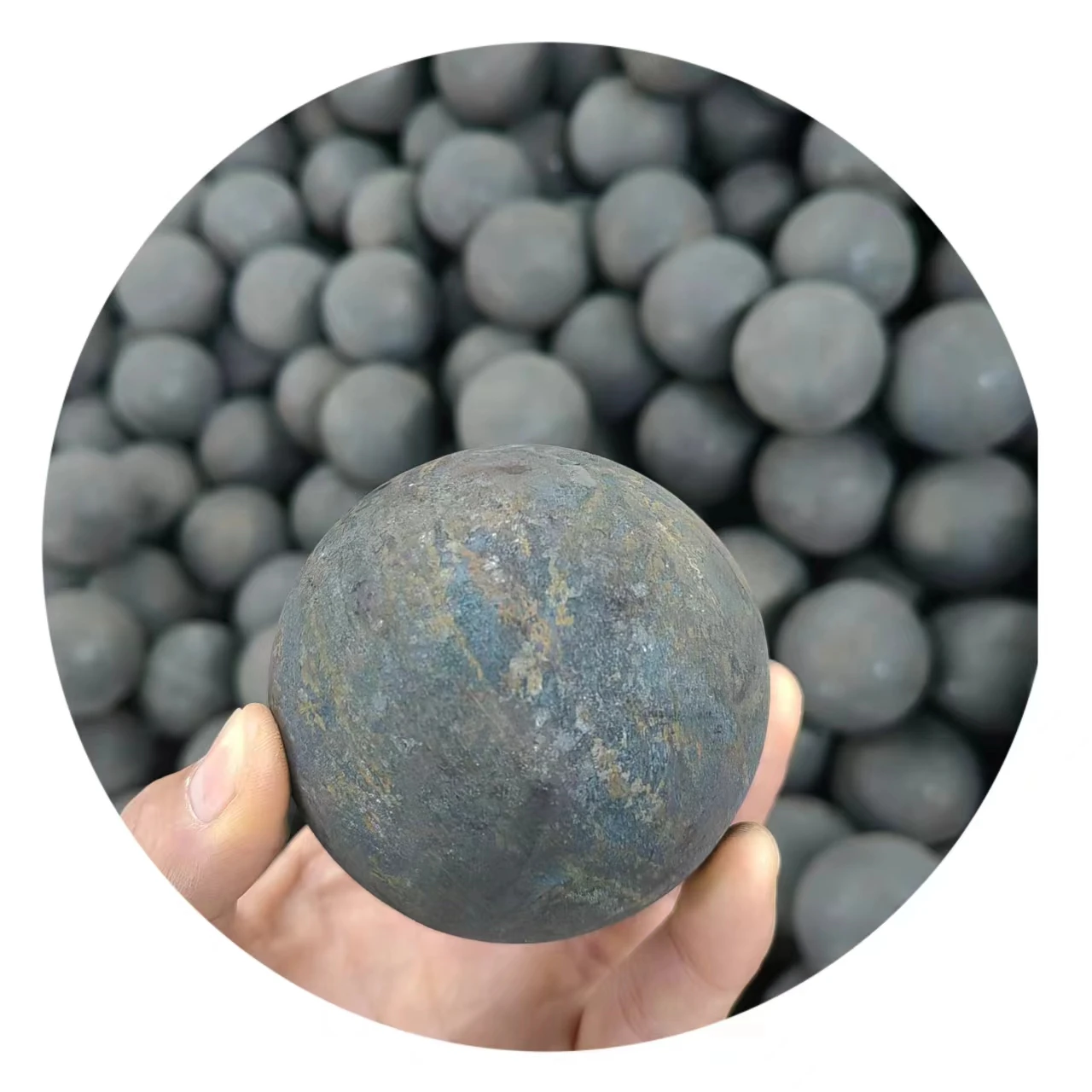 hot rolled rolling roll forged grinding metal carbon media iron steel ball supplier for sale grinding sag ball mill 1 6 5  inch