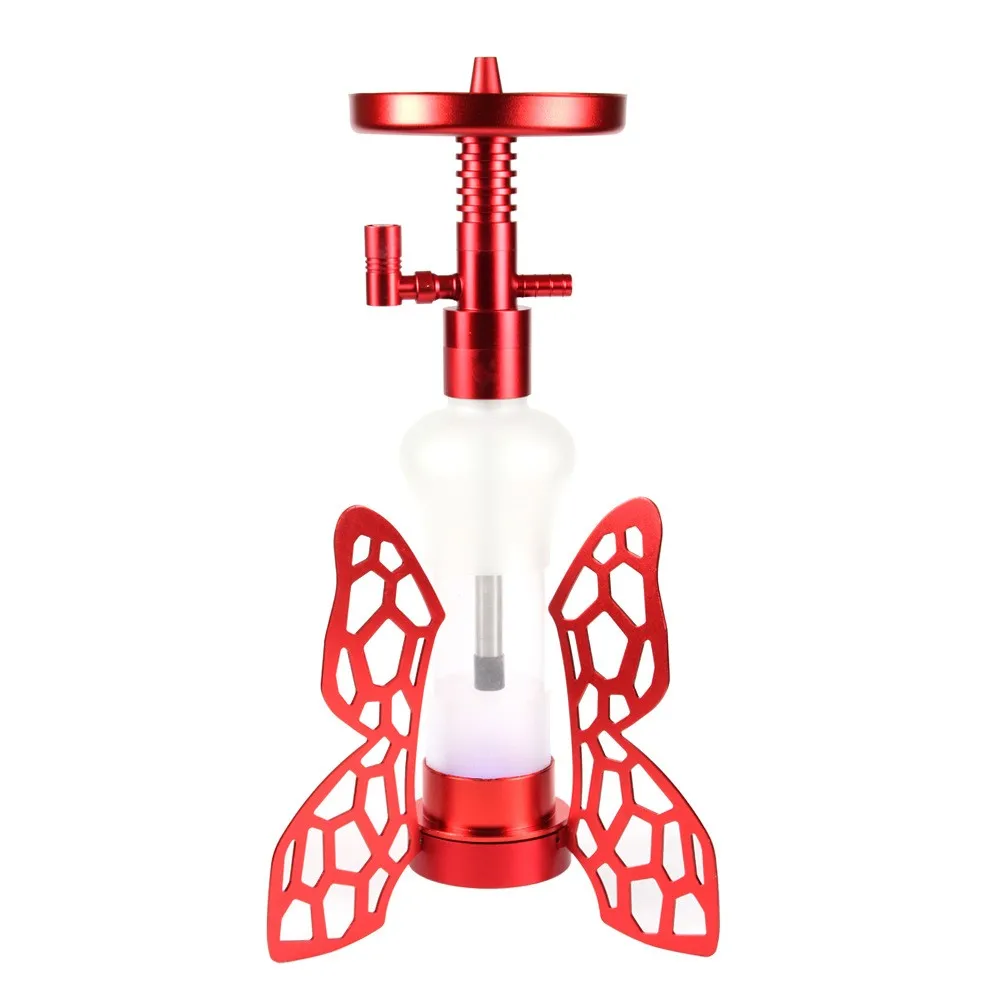 high quality wholesale BUTTERFLY Hookah ktv Shisha Hookah Hi-tech club Butterfly hookah and led light