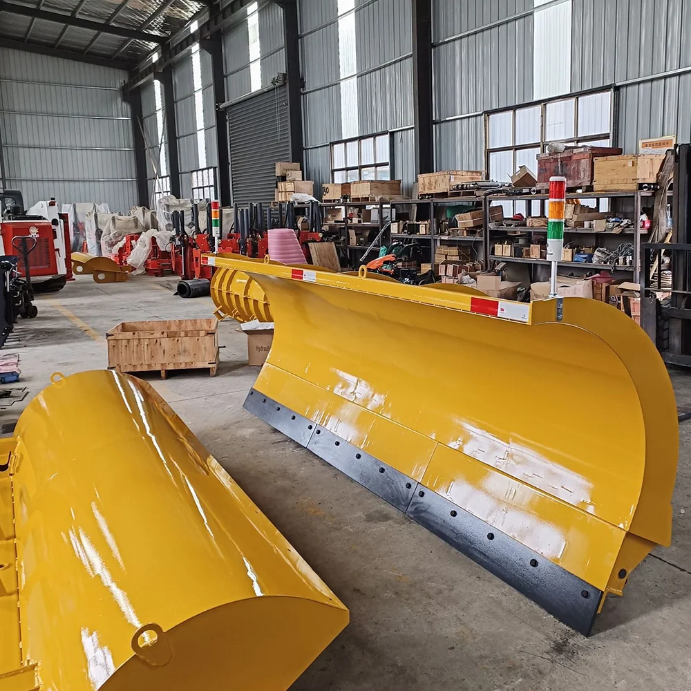 Heavy Duty Skid Steer Loader Attachment Snow Plough Grader Scraper Snow Removal Blade For Tractors