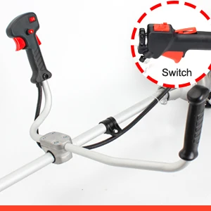 Backpack Brush Cutter 2-Stroke Metal Grass Cutting 52cc Gasoline Brush Cutter for Garden Trimmer