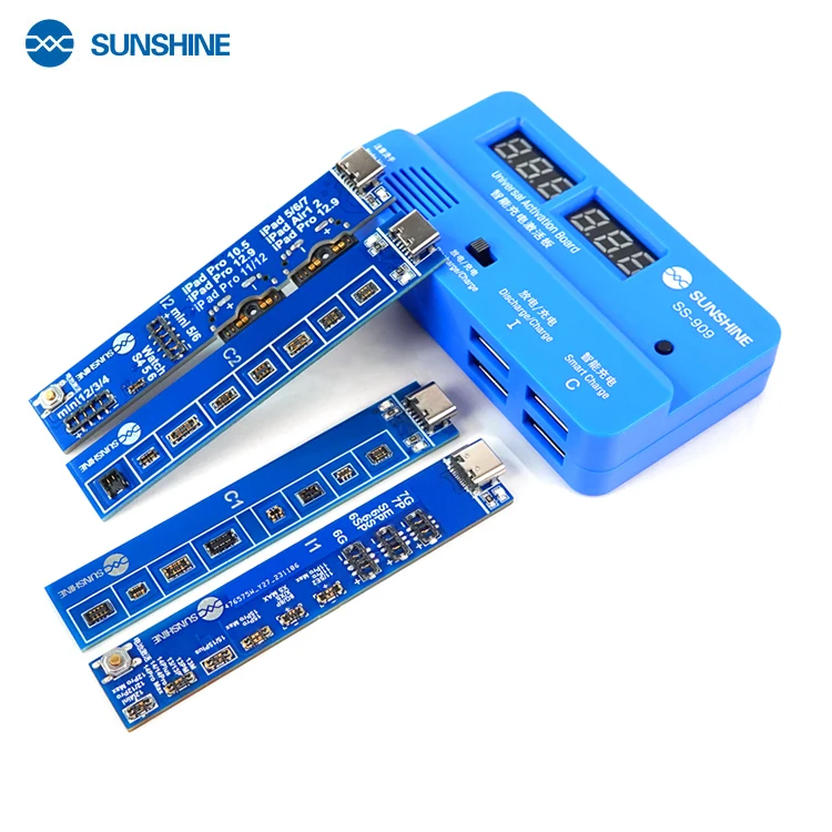 Sunshine SS-909 V7.0  Smart Charge Activation Circuit Board Universal Battery Quick Charging Plate Phone Android Repair Tester