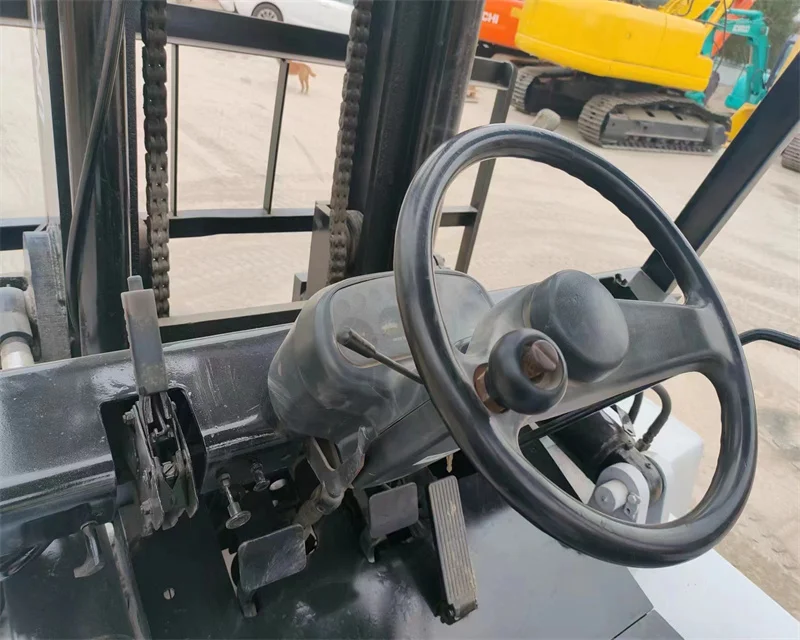 super quality TCM 7 ton lifting 5m FD70Z8 used secondhand diesel forklift with engine ISUZU 6BG1