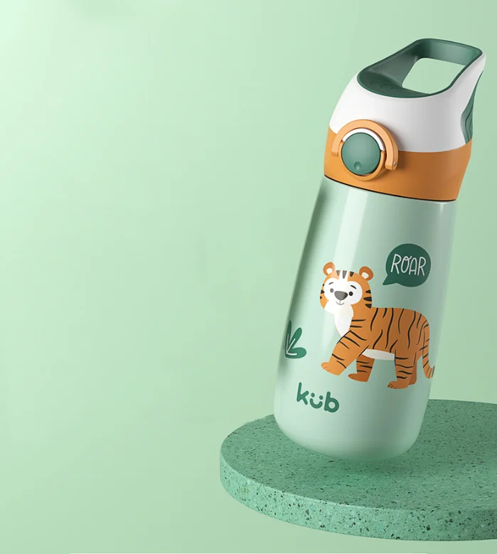 2022 Cute  Animal Children thermal bottle thermos vacuum flask  Insulated baby thermo bottle Hot Water for school