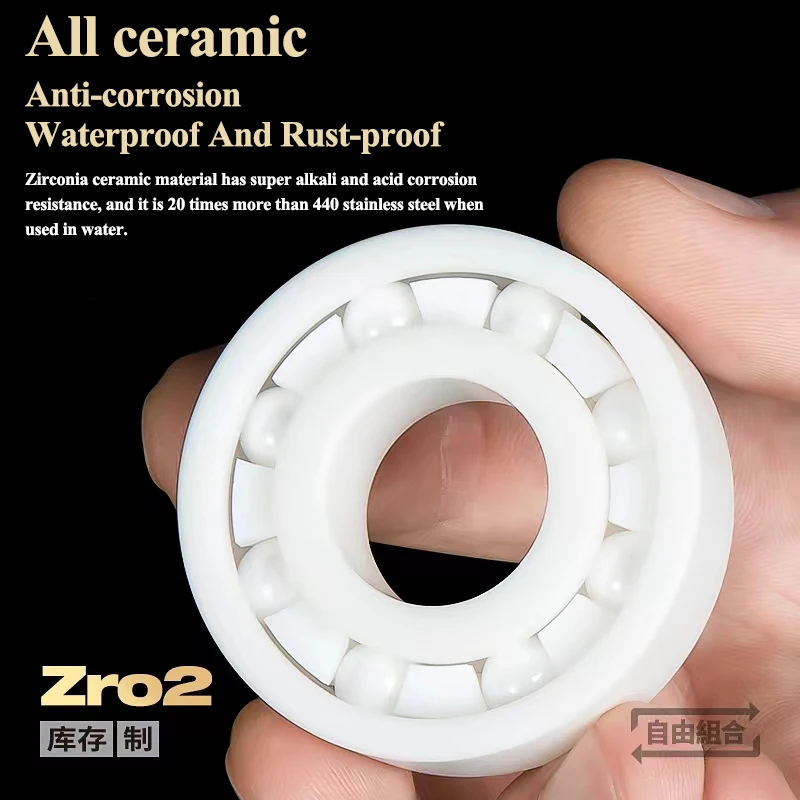 70x110x20 мм полностью Керамический шарикоподшипник ZrO2 6014 6014CE 6014-2RS керамический подшипник из