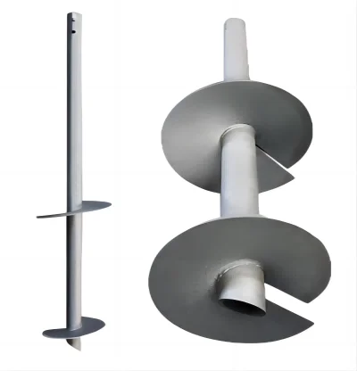 Hot Dip Galvanized Carbon Steel Helical Piers For Construction Foundation