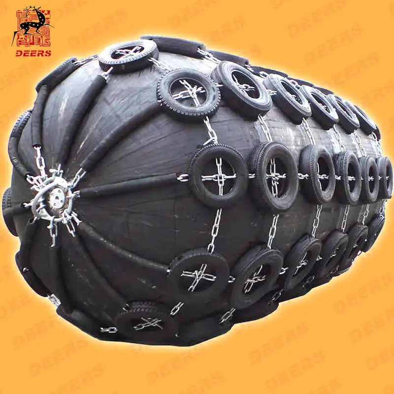 Deers pneumatic marine balloon rubber fender for boat dock