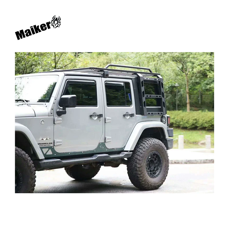 Многофункциональная черная кровельная платформа для Jeep Wrangler JK 07-17, автозапчасти, багаж на крышу