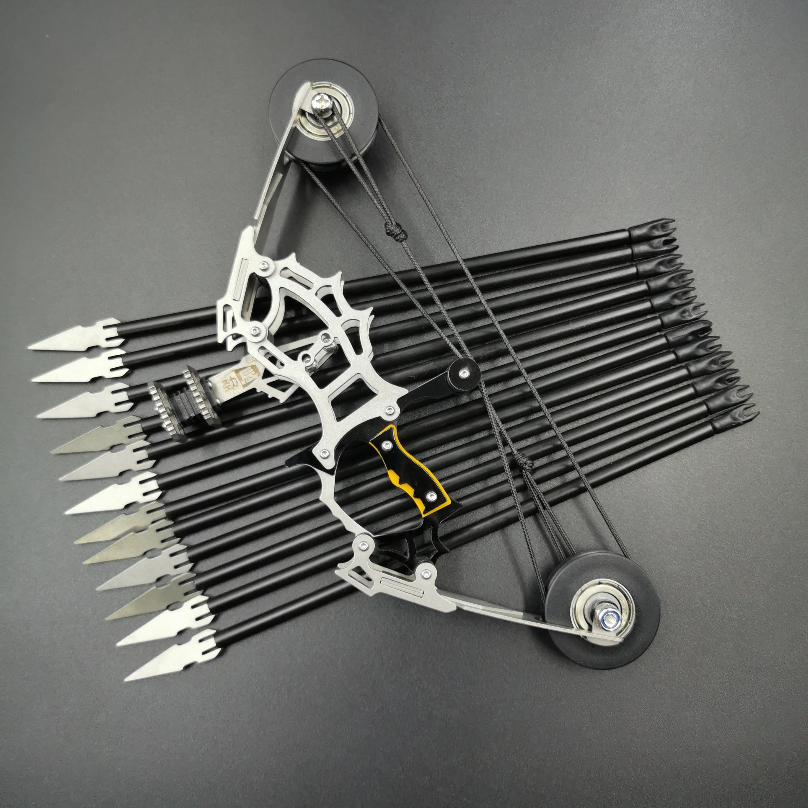 Hot selling mini compound bow indoor archery  small pulley bow