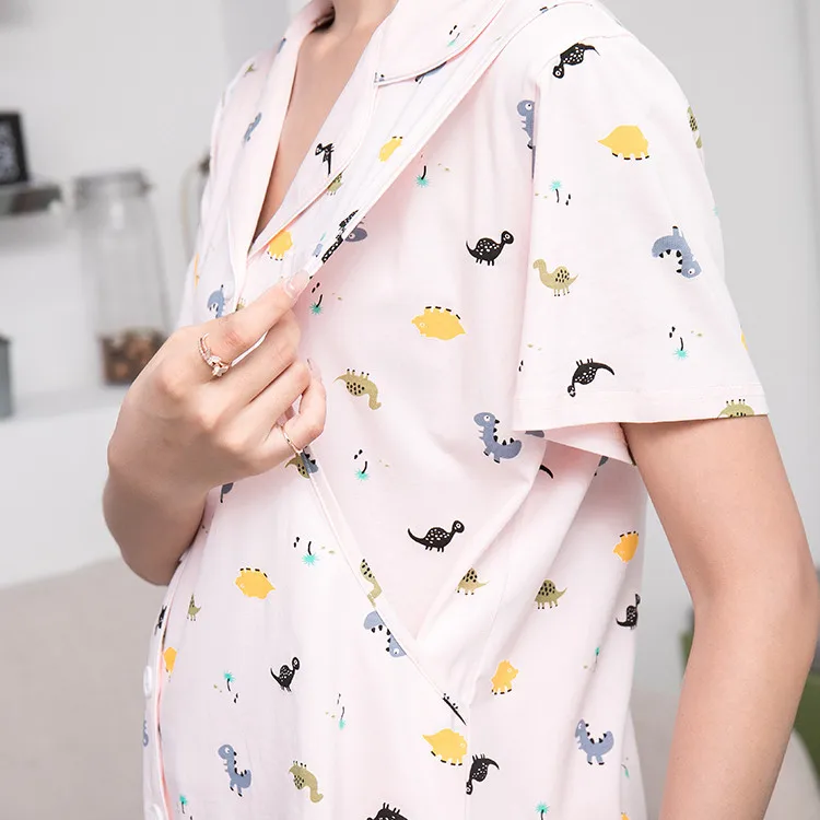 Two Piece Pijama For Pregnant Woman