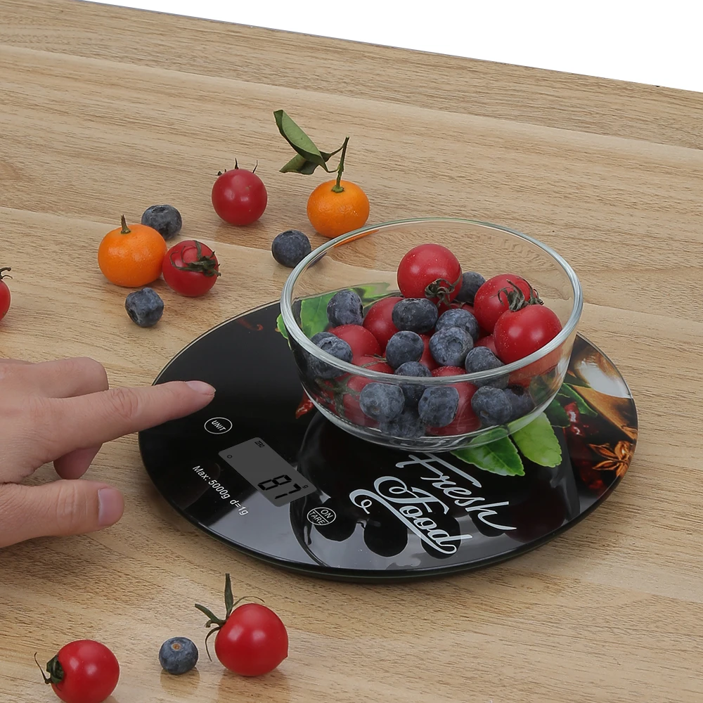 Glass surface oem image 3 unit g kg lb 5kg 1g cr2032 kitchen electronic oil pressure gauge kit food scale