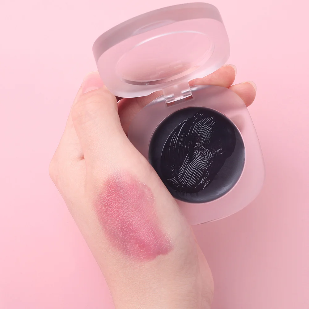 Face Blush High pigment monochrome pink cheek blush cream Matte pH color-changing blush