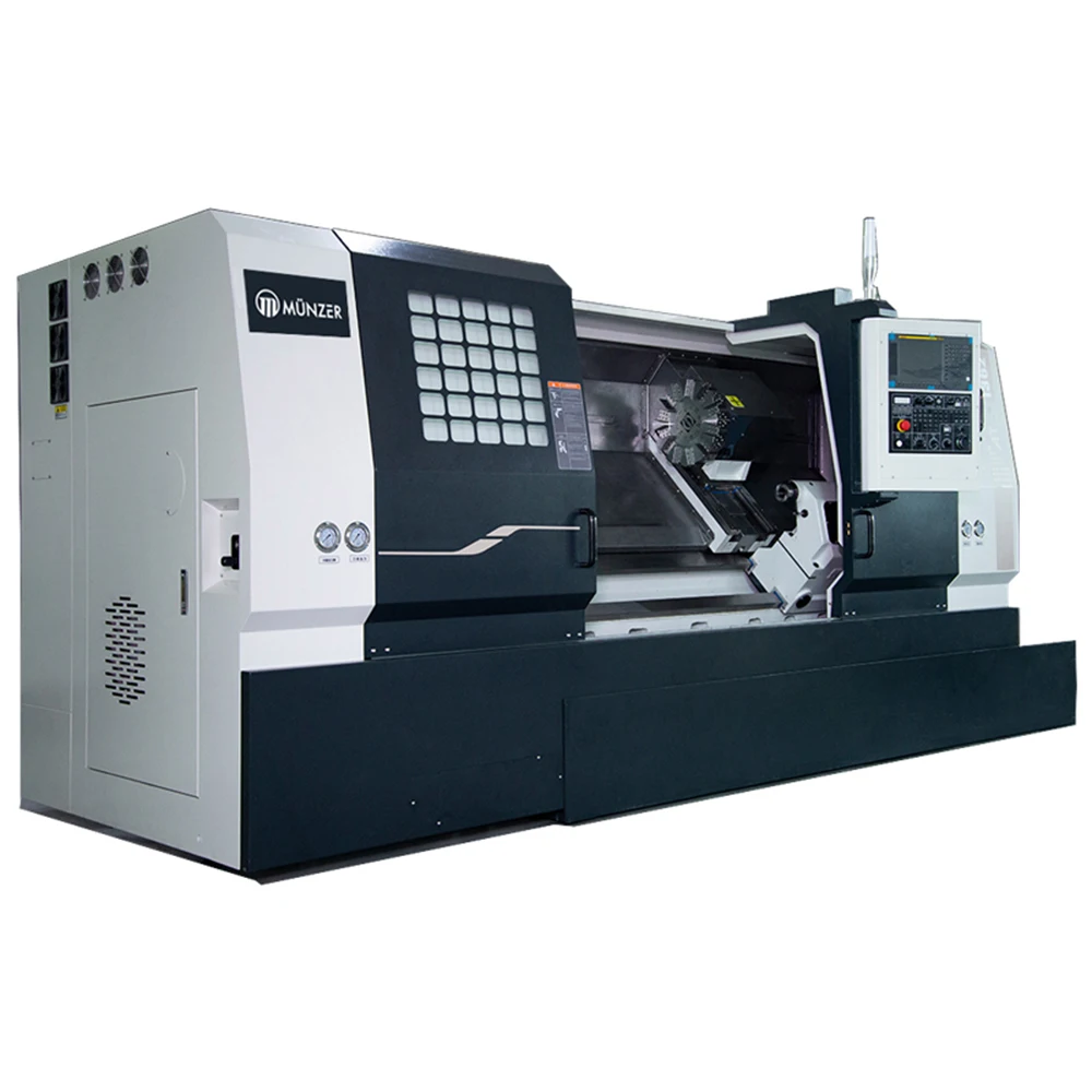 UE-1200 Horizontal Servo Turret Slant Bed CNC Lathe CNC Turning Center with c-axis Fanuc cnc System