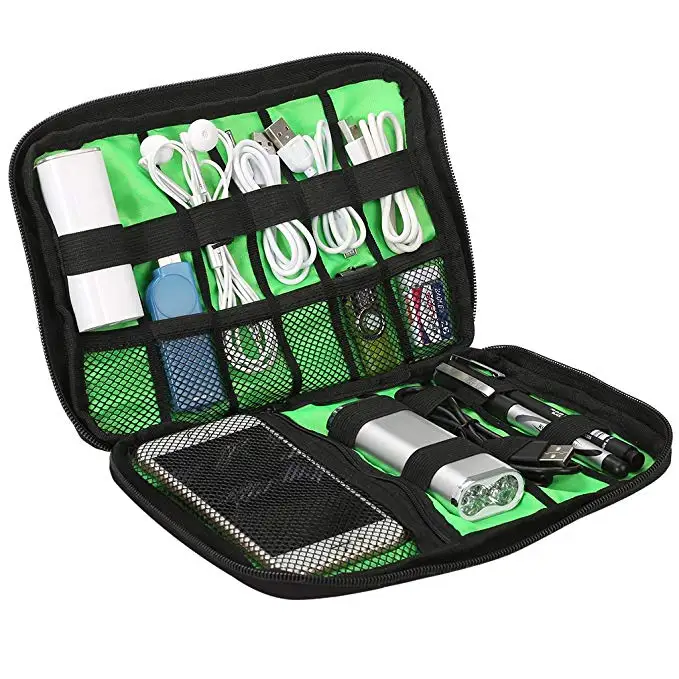 Travel Organizer Small Gadgets Storage Bag USB Cable Charger Mobile Phone
