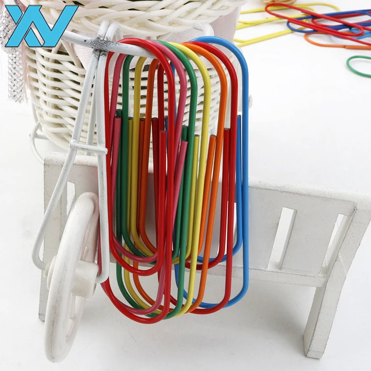 custom design large size 100mm giant paper clip 4 inch