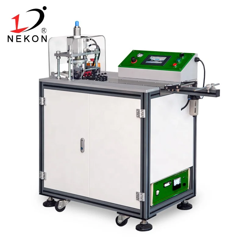 Automatic Ultrasonic Ribbon Sewing Cutting Fabric Machine