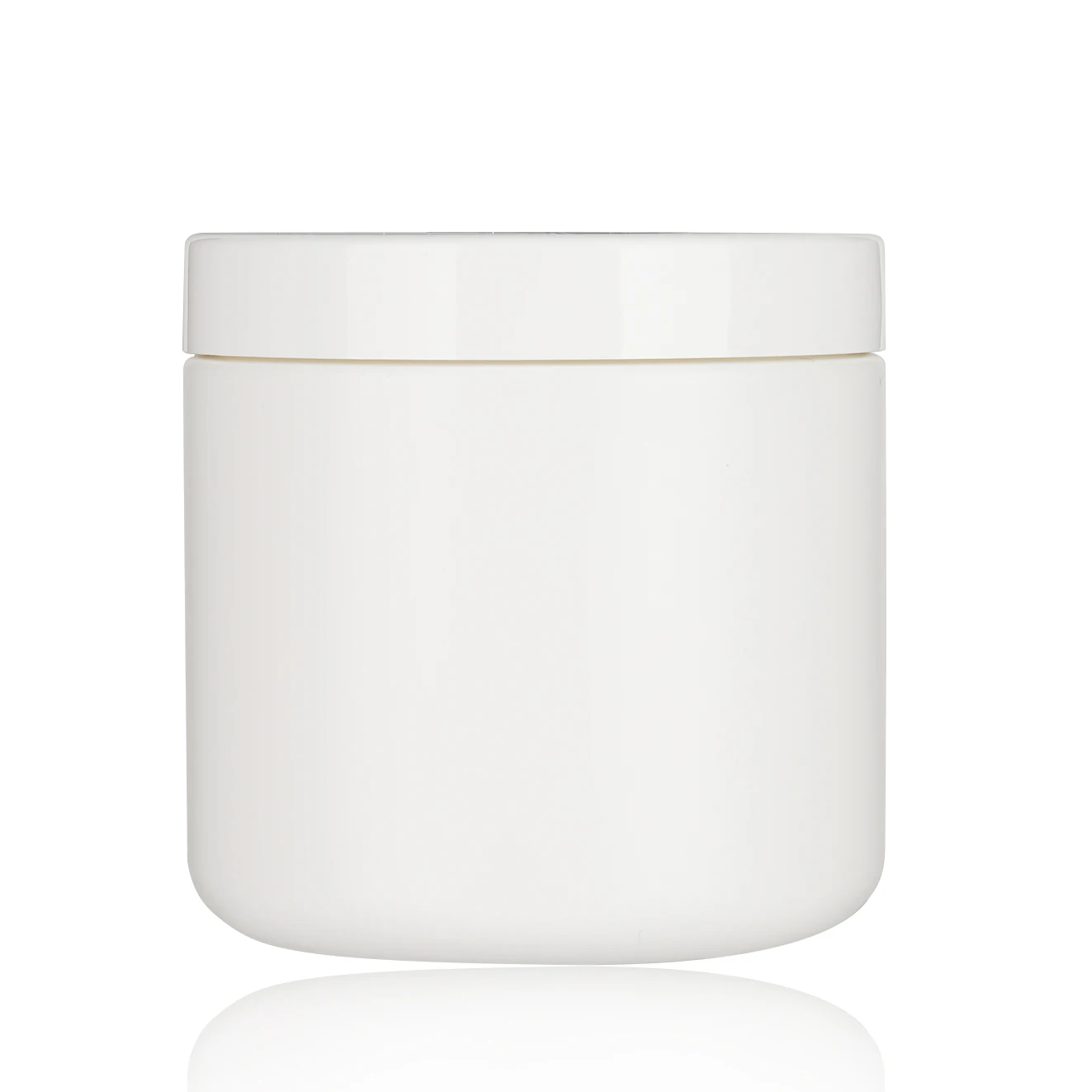 Custom Empty White HDPE Plastic Soft Touch Bottle 8oz 10oz 12oz 20oz 22oz 80oz Cylinder Plastic Powder Supplement Jar
