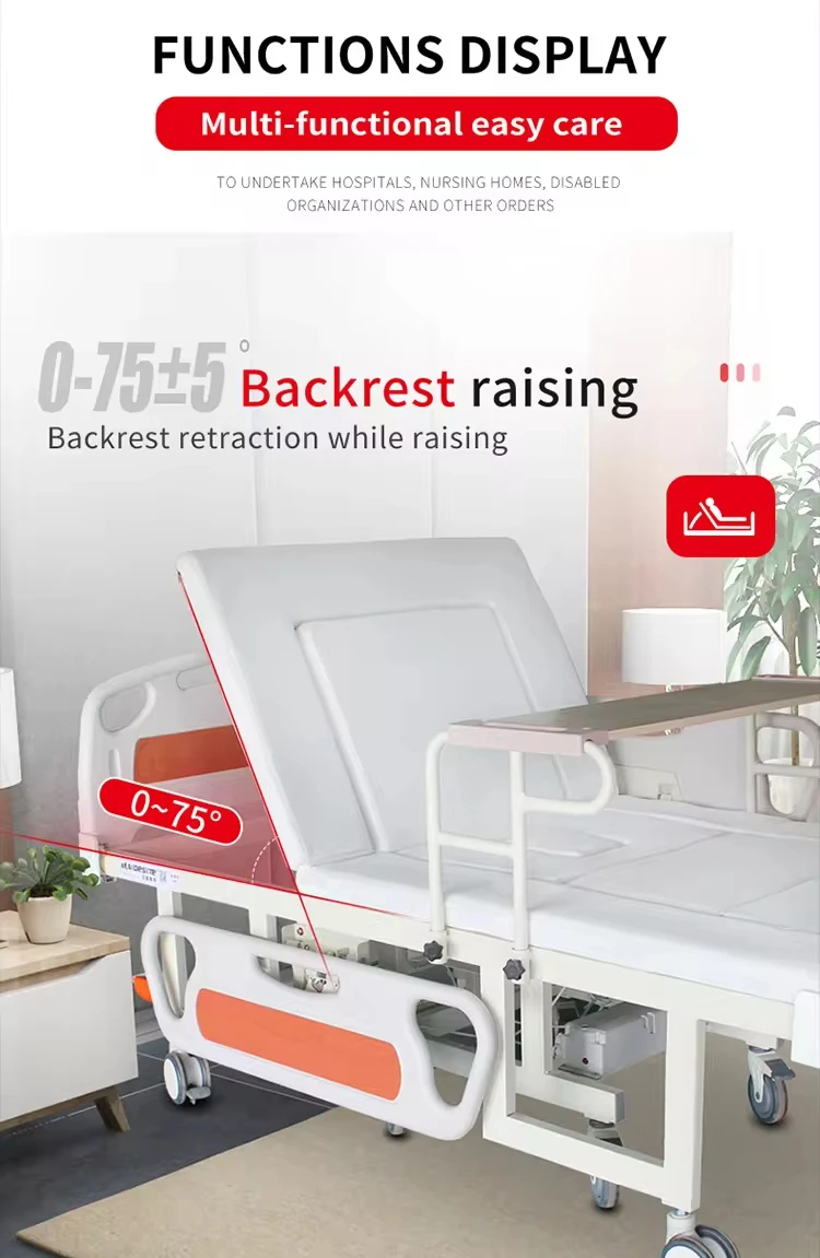 Pediatric Hospital Bed with Soft Cushions for Gentle Care
