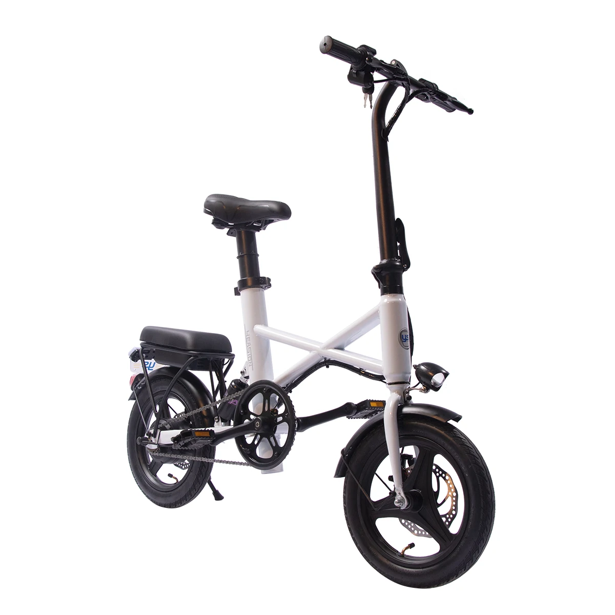 New arrivals 14inch wheel foldable folding E bike 36V/7.5Ah two seat electric bicycle 350W high power electric city bike