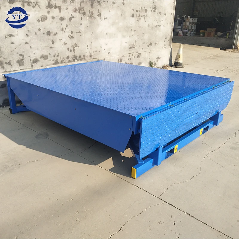 Adjustable fixed container electro load platform automatic fixed telescopic dock leveler