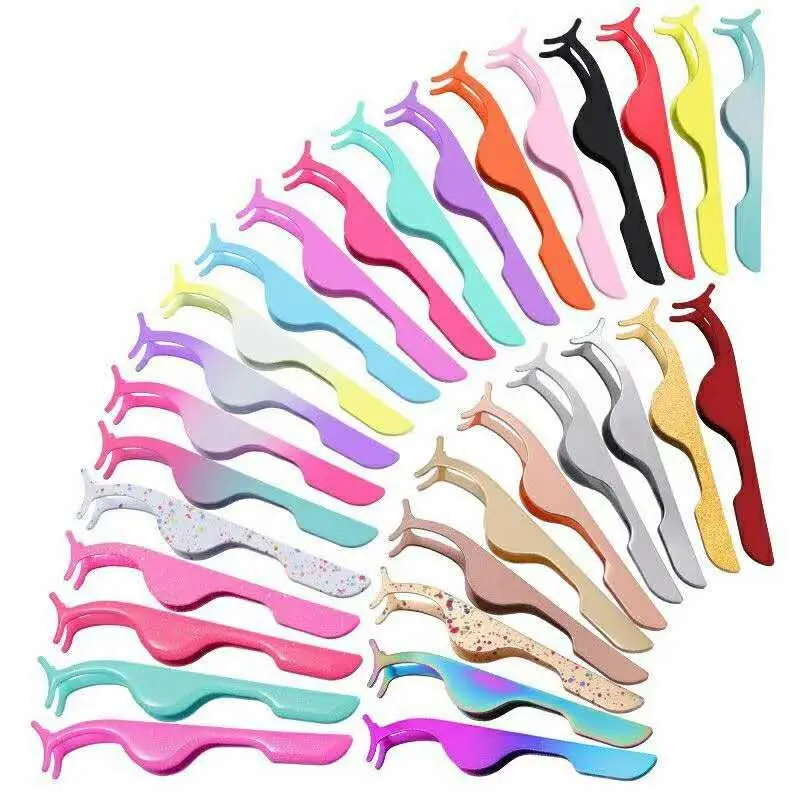 
QD Charme Beauty wholesale eyelash applicator fashion style eyelash tweezers private label Eyelash Curler 