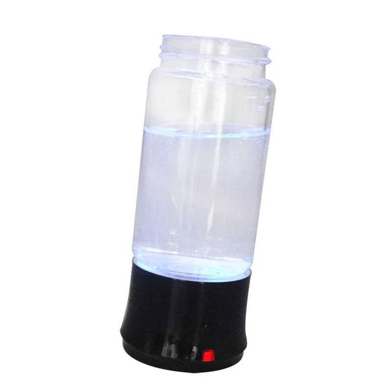 Portable Hydrogen Rich Water Generator Cup Bottle Home/Hotel/Car Use Rechargeable Alkaline Glass USB/Battery Power Source Easy