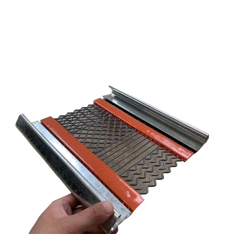 
High tensile strength with ductility Mine Industry Poly Self-Cleaning Screens with Crimped Wire Anti-clogging Wire Mesh 