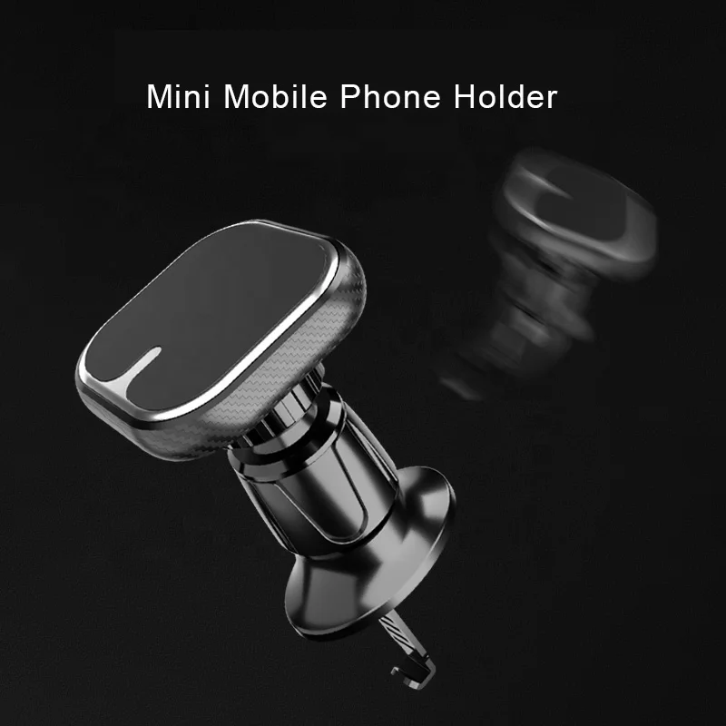 New Design Car Air Vent Phone Holder Universal Mobile Phone Magnetic magnet Holder Car Phone Mount with metal Clip