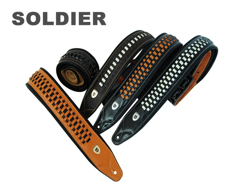 Ремешок из натуральной кожи для бас-гитары