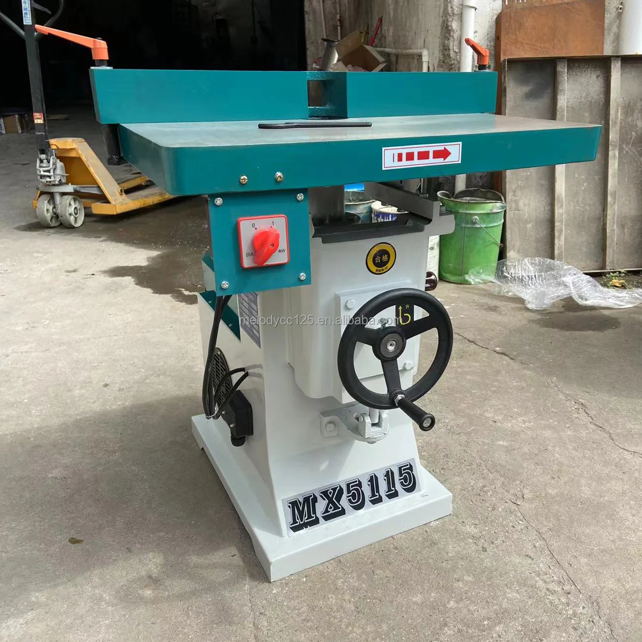 MX5115 2.2kw High speed vertical router machine for wood single axis sliding table spindle moulder