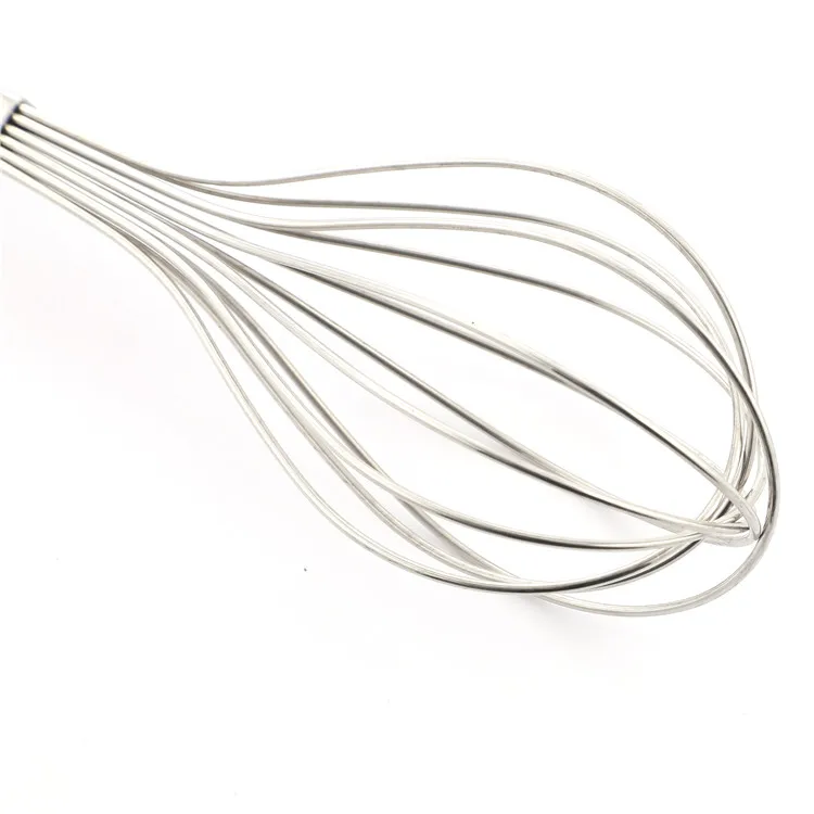 OEM Wholesale Cheap Kitchen Tools 10in Egg Tools Colourful Dots Handle Egg Beater Plastic Mixer Whisk