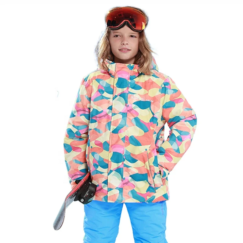 
High Quality Waterproof Thermal Boys Winter Insulated Outdoor Warm Snowboard Ski Jacket for Kids 