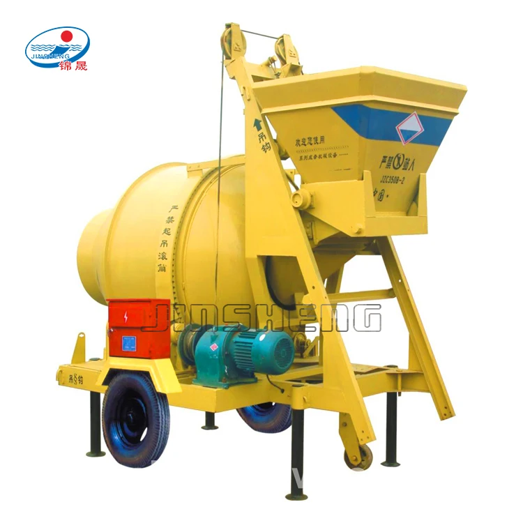 JZC mobile diesel motor drum mixing 1 bagger concrete mixers philippines price