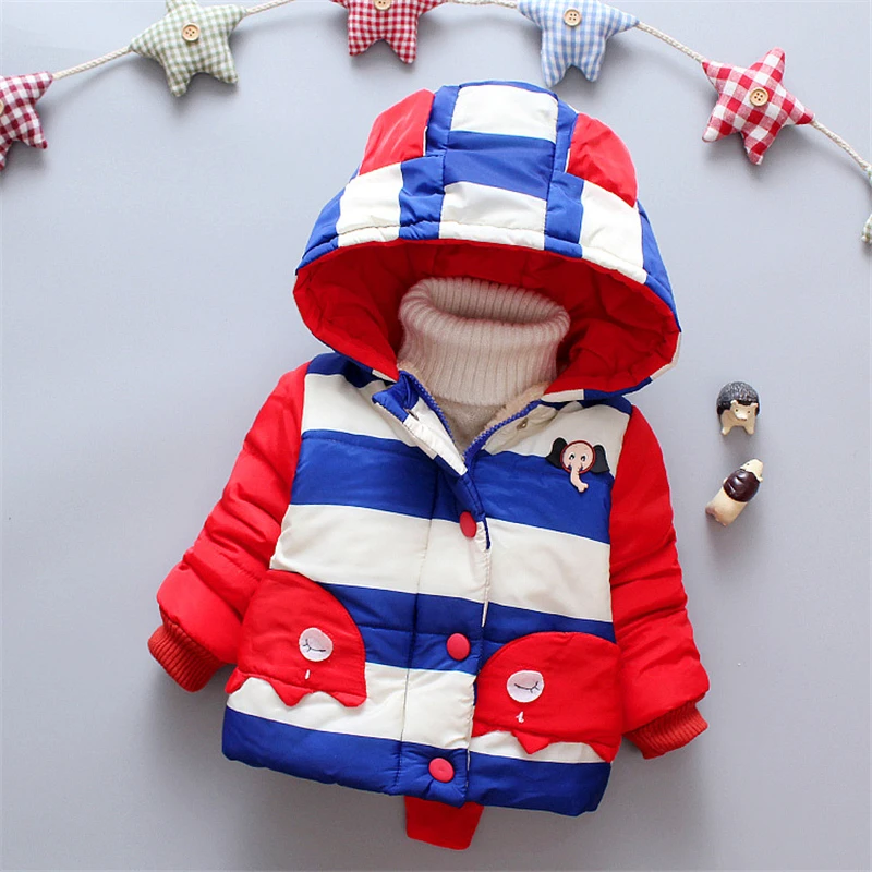 Wholesale Thick Winter Jacket For Boy Fleece Jacket Parkas Custom Children Kid Warm Jacket