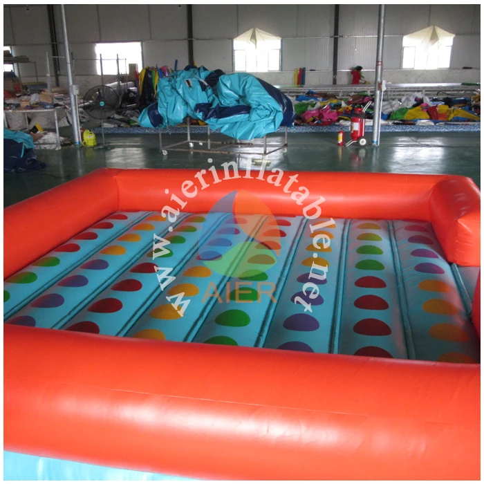 Funny inflatable games team building inflatable sports twister game inflatable for sale