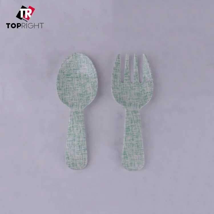 High quality Plastic Salad Servers Fork and Spoon Serving Set