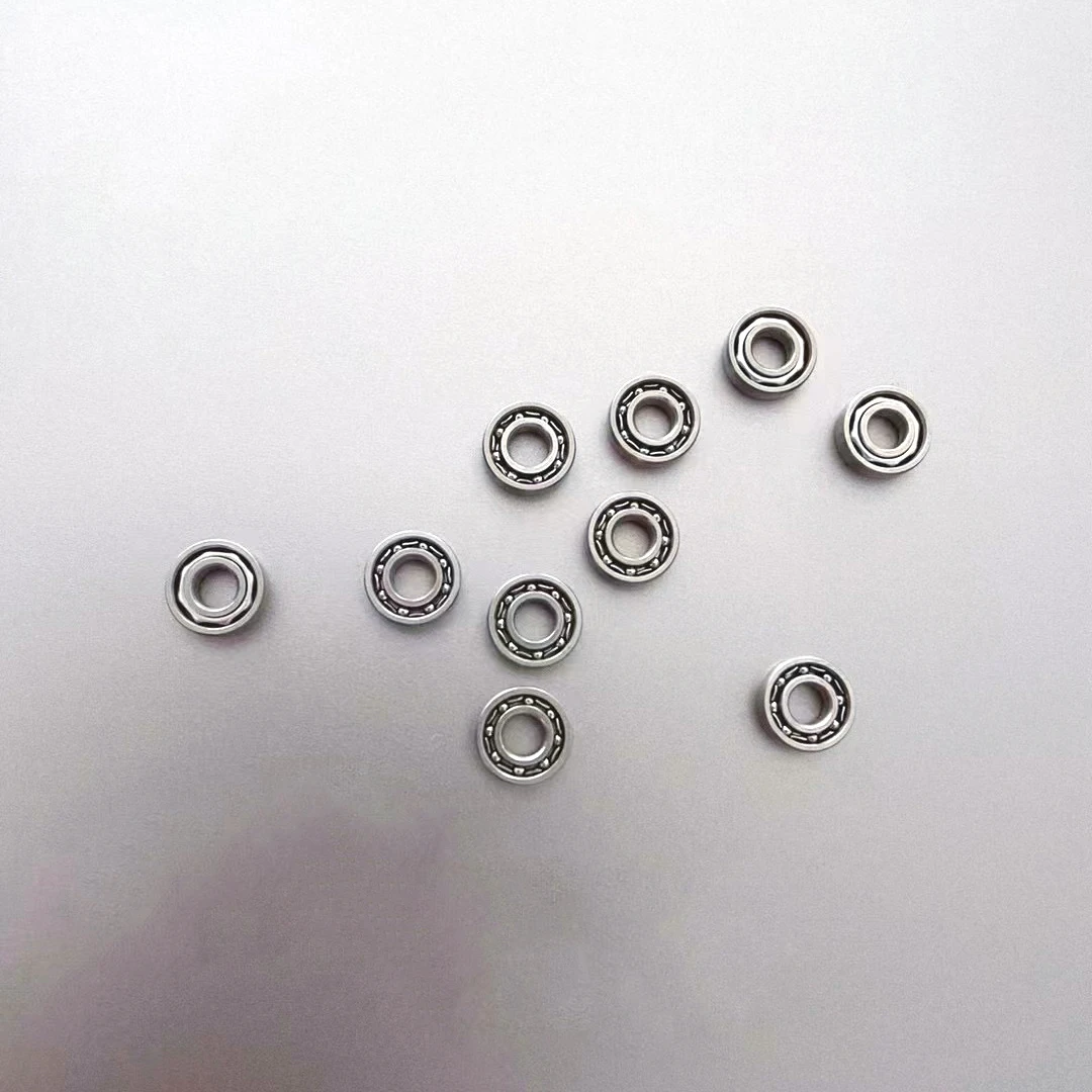 DST High Quality miniature ball bearing MR104 MF104 ZZ 2RS mini Flange bearing SIZE:4 * 10 * 3mm