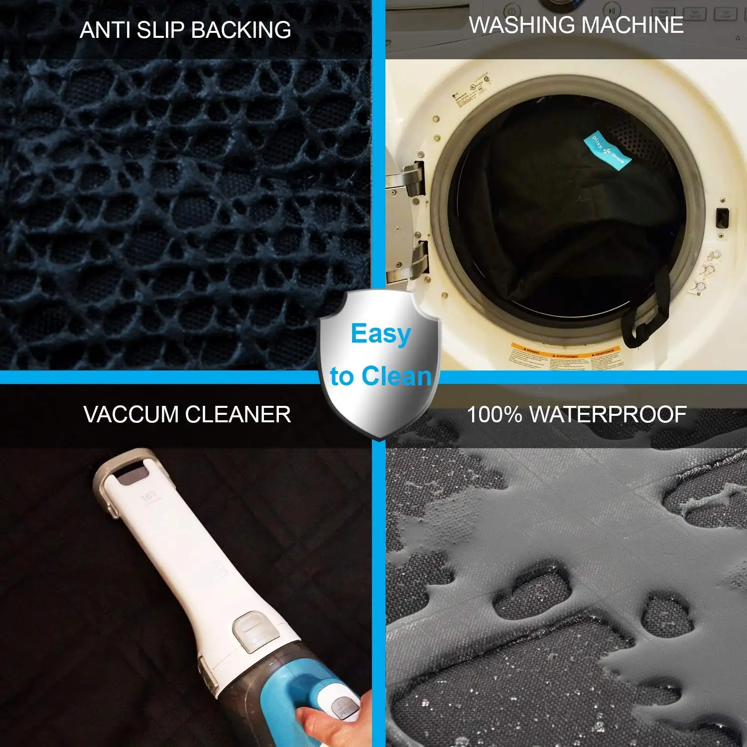 Waterproof Durable Dog Car Back Seat Cover Protector Hammock Seat Protector for Dogs